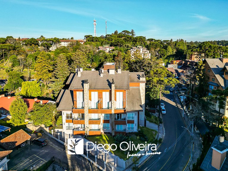 600 metros, Rua Coberta Centro - Loft Gramado 309